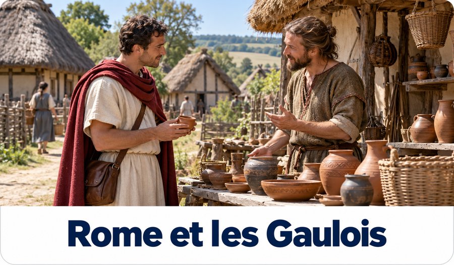Rome et les Gaulois — ouvrir le dossier Lumni